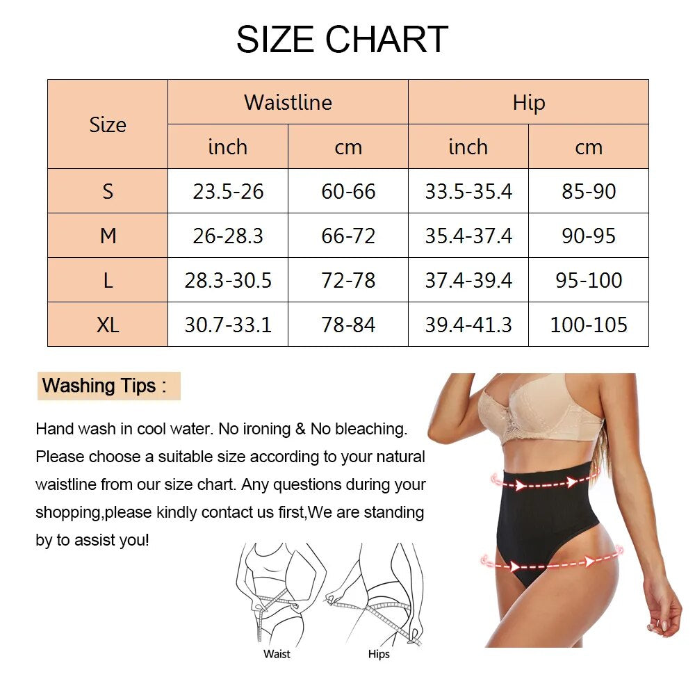 SEXYWG Shapewear Thong Panties Women Thong Body Shaper Tummy Control Panties Seamless Shapewear